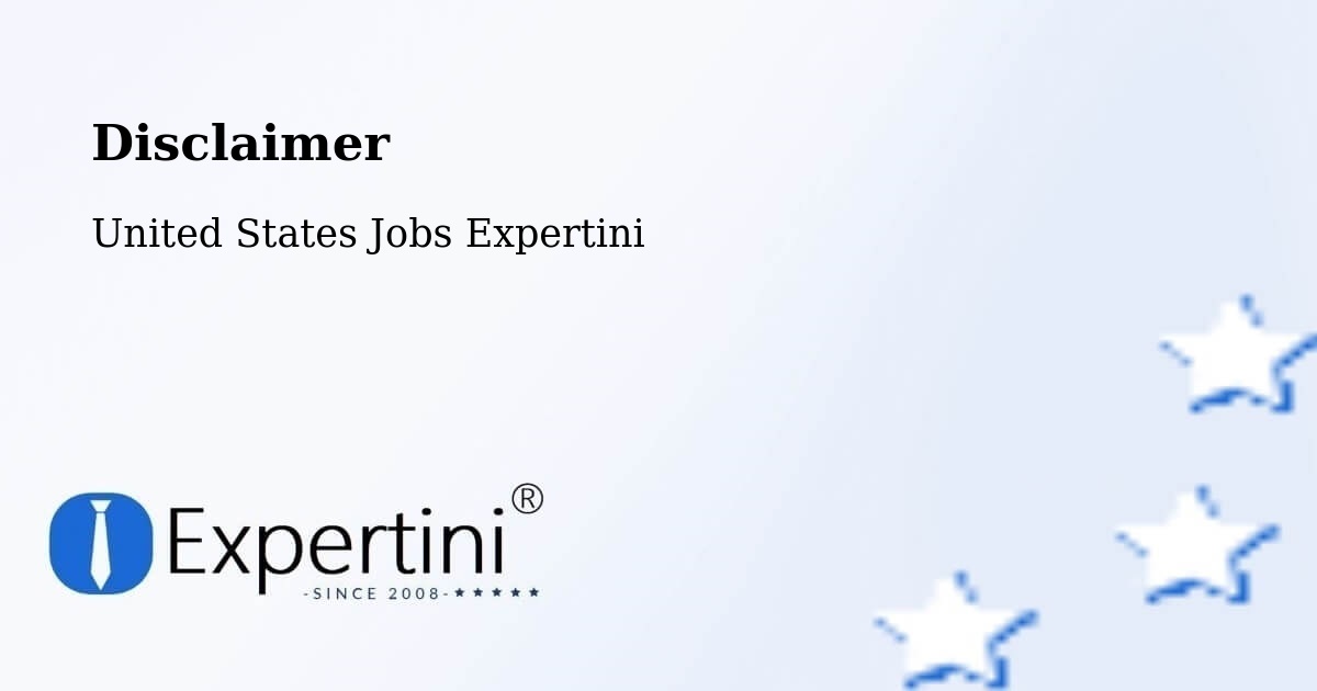 Disclaimer – Putney - United States Jobs Expertini